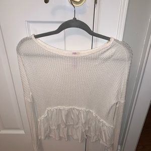 Francesca’s white long sleeve-worn once